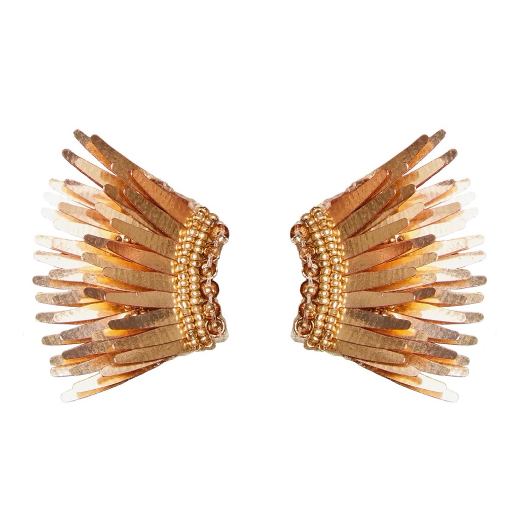 Mignonne Gavigan Metallic Mini Madeline Statement Earrings 145$